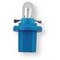 Lampadina quadro 12V 1,2W attacco BX8.5d colore blu